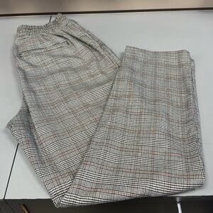 Abercrombie and fitch plaid pants size small with pockets